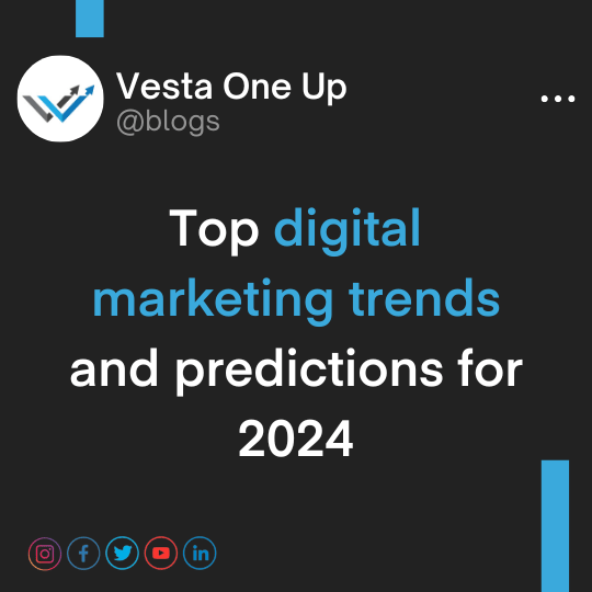 Top digital marketing trends and predictions for 2024